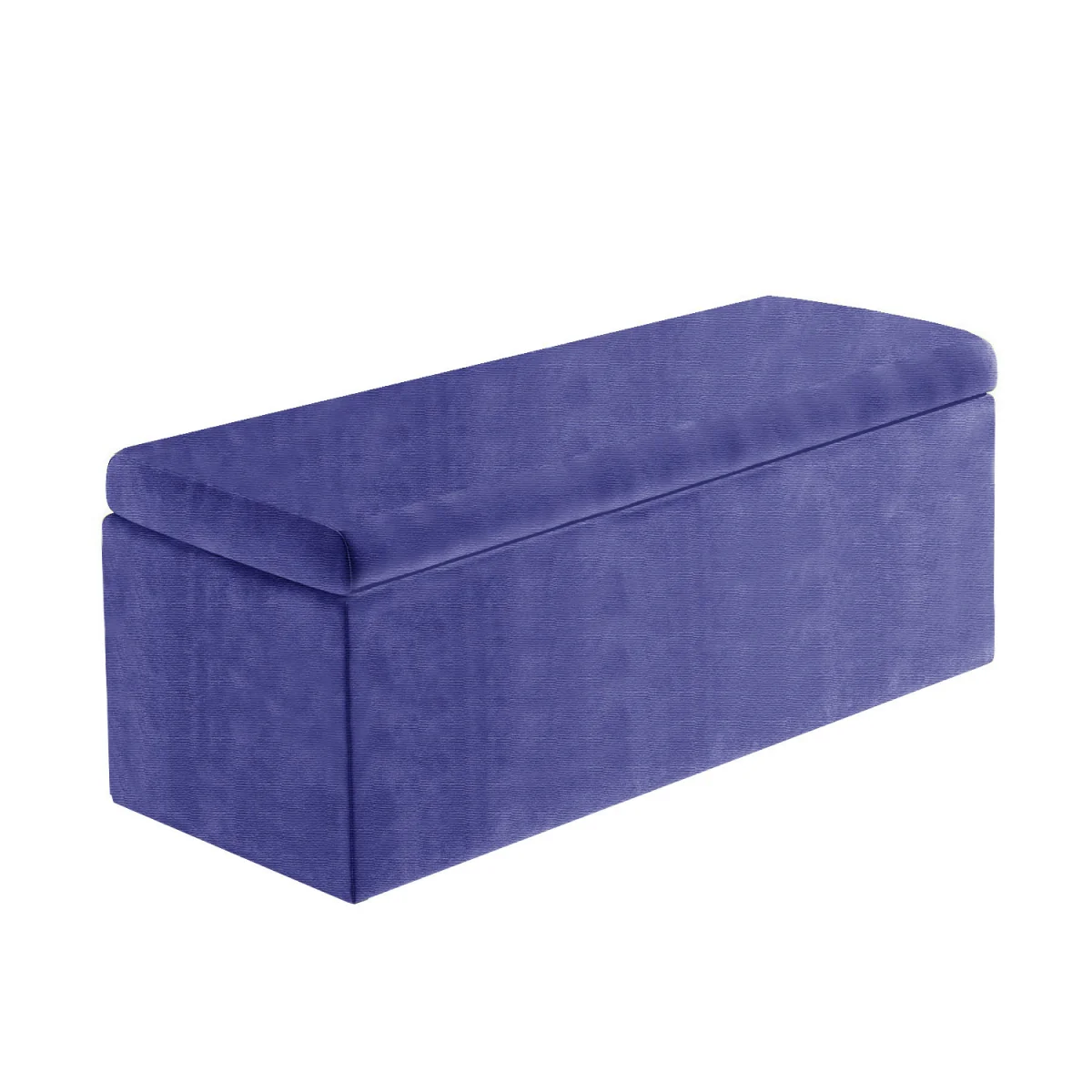 Large Plain Safar Storage Ottoman Box, Upholstered Naples Deep Storage Ottoman End of Bed Bench - Brown Naples – image 32
