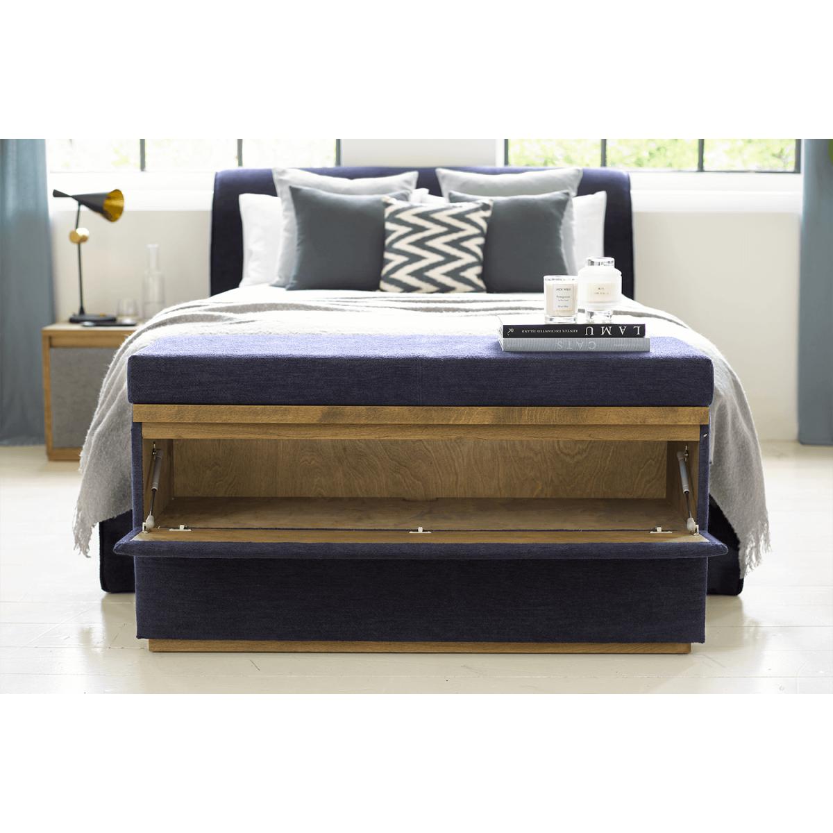 Hardy Bedside Chest of Drawers in Arctic Seal Easy Cotton - sofa.com – image 5