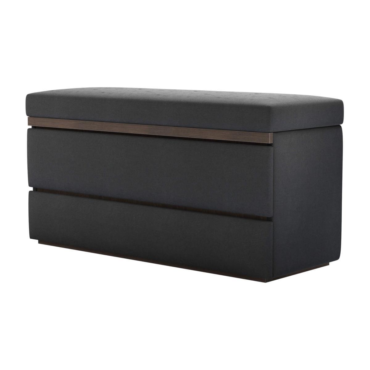 Hardy Bedside Chest of Drawers in Arctic Seal Easy Cotton - sofa.com – image 1