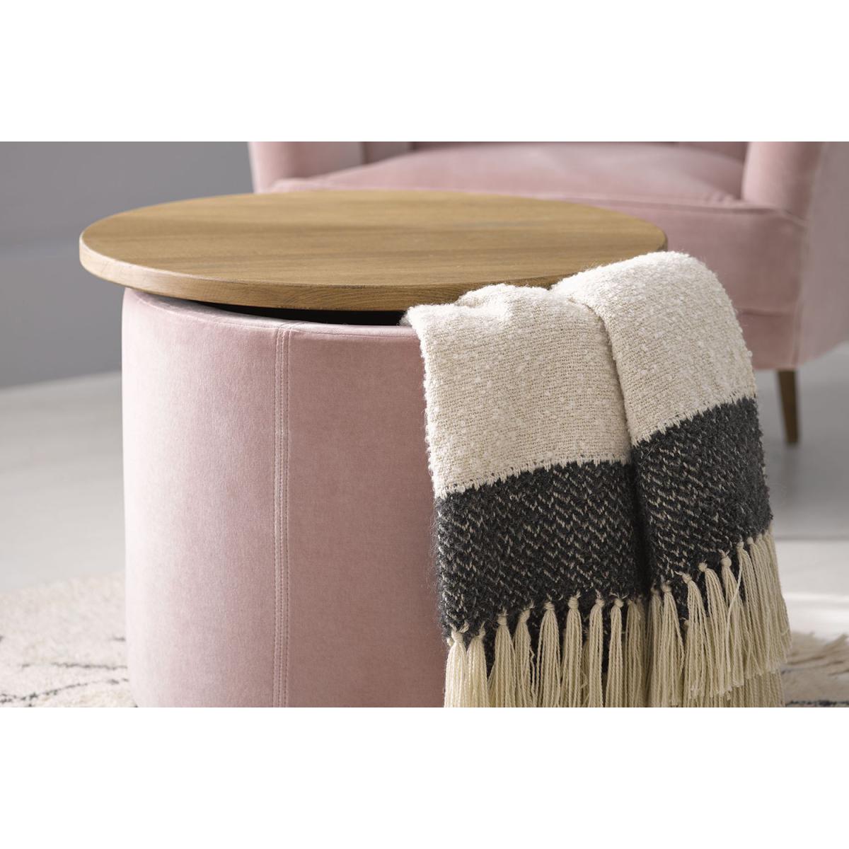 Ringo Storage Drum in Sealion Smart Cotton - sofa.com – image 4