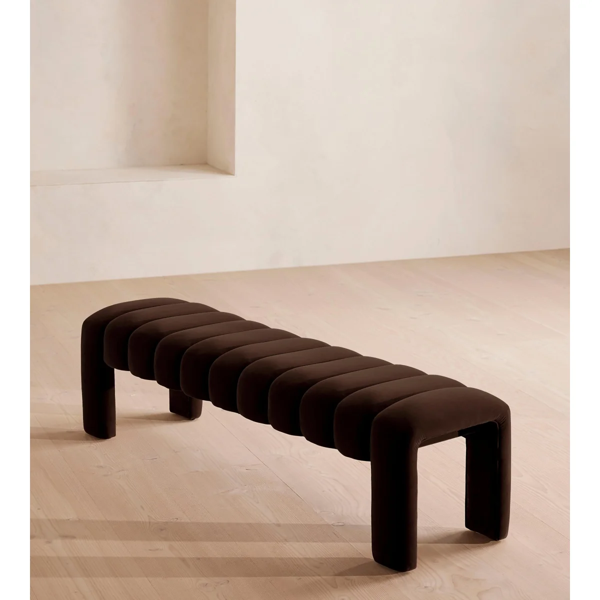 Willis Bench, Chocolate Velvet, UK – image 5