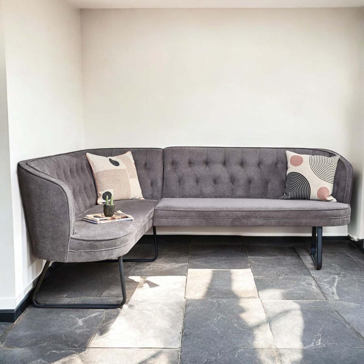 Frampton Corner Bench - Anthracite Right Hand Facing – image 1