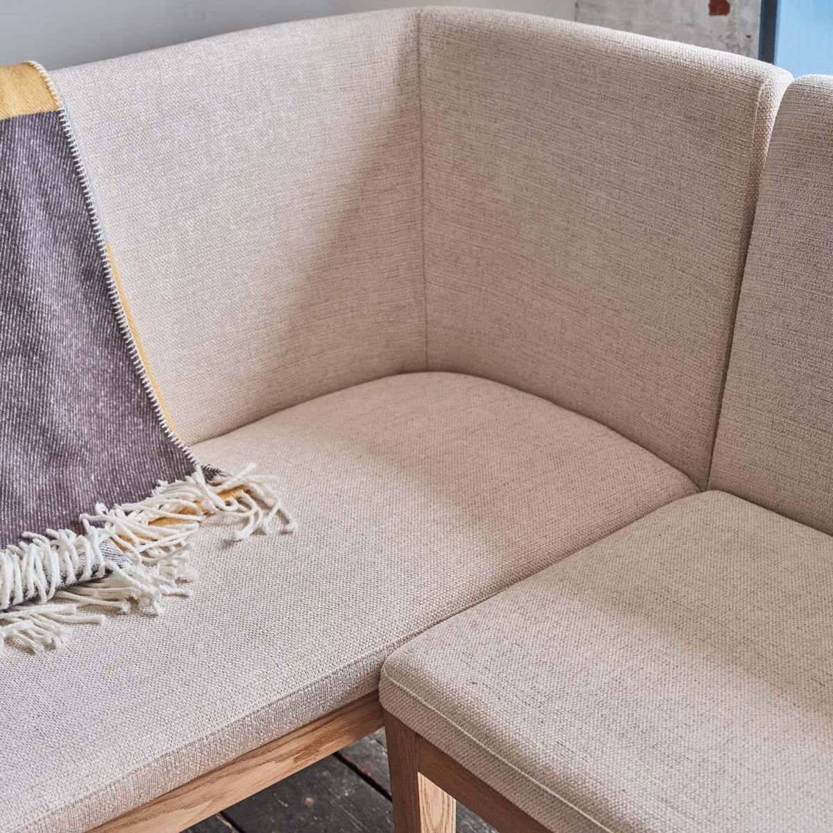 Hampton Beige Corner Bench - Left Hand Facing – image 5