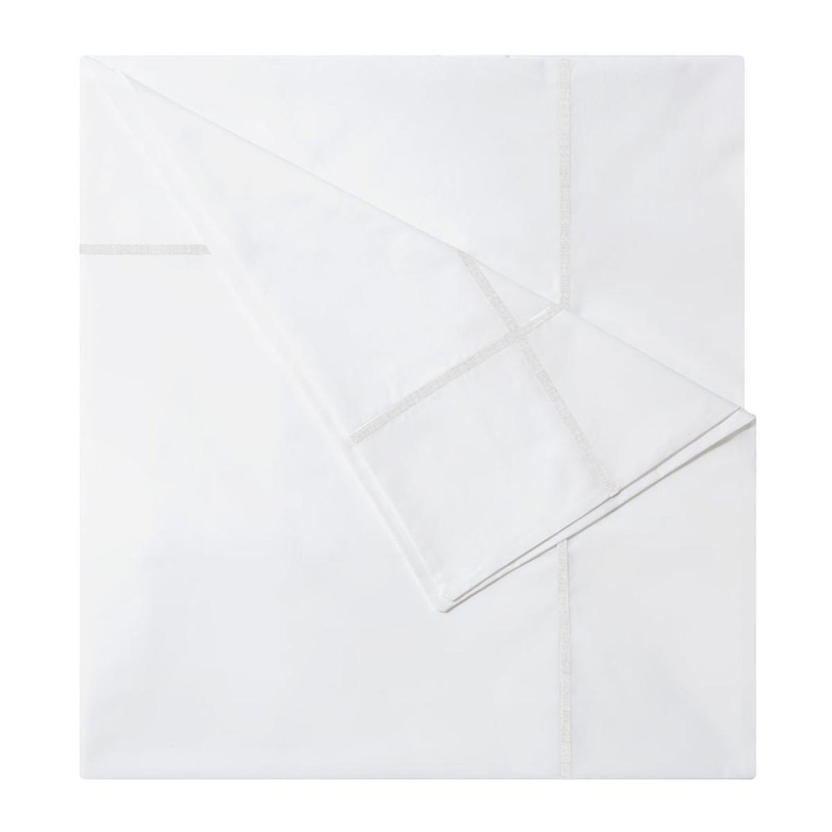 Yves Delorme - Athena Organic Cotton Duvet Cover - White - King – image 2