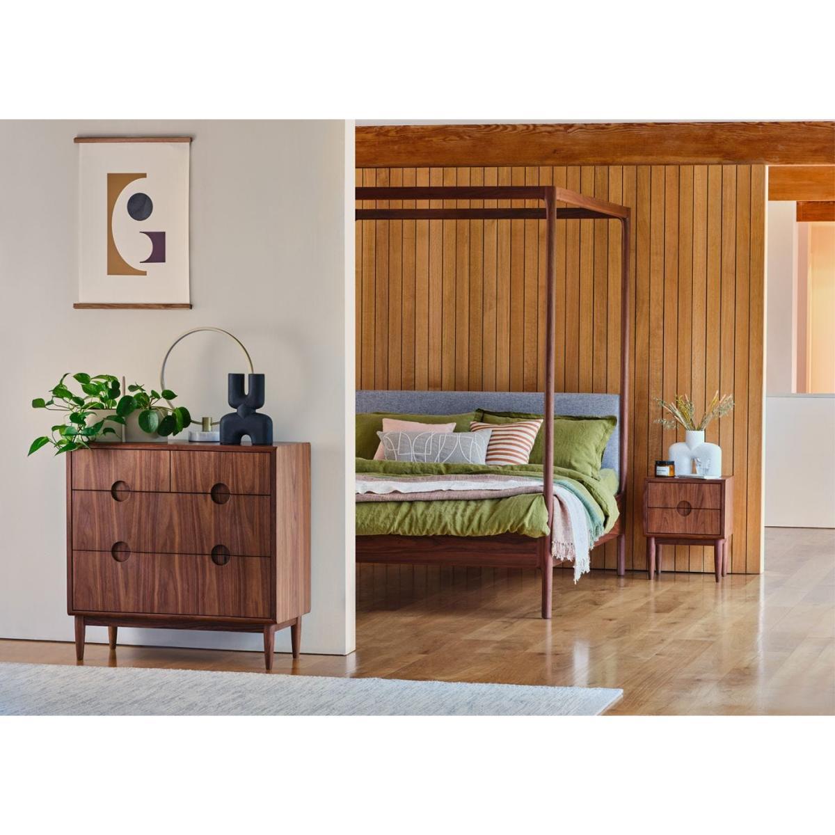 Heal's Washed Linen Olive Duvet Cover King - Heal's UK Bedroom Furniture – image 6