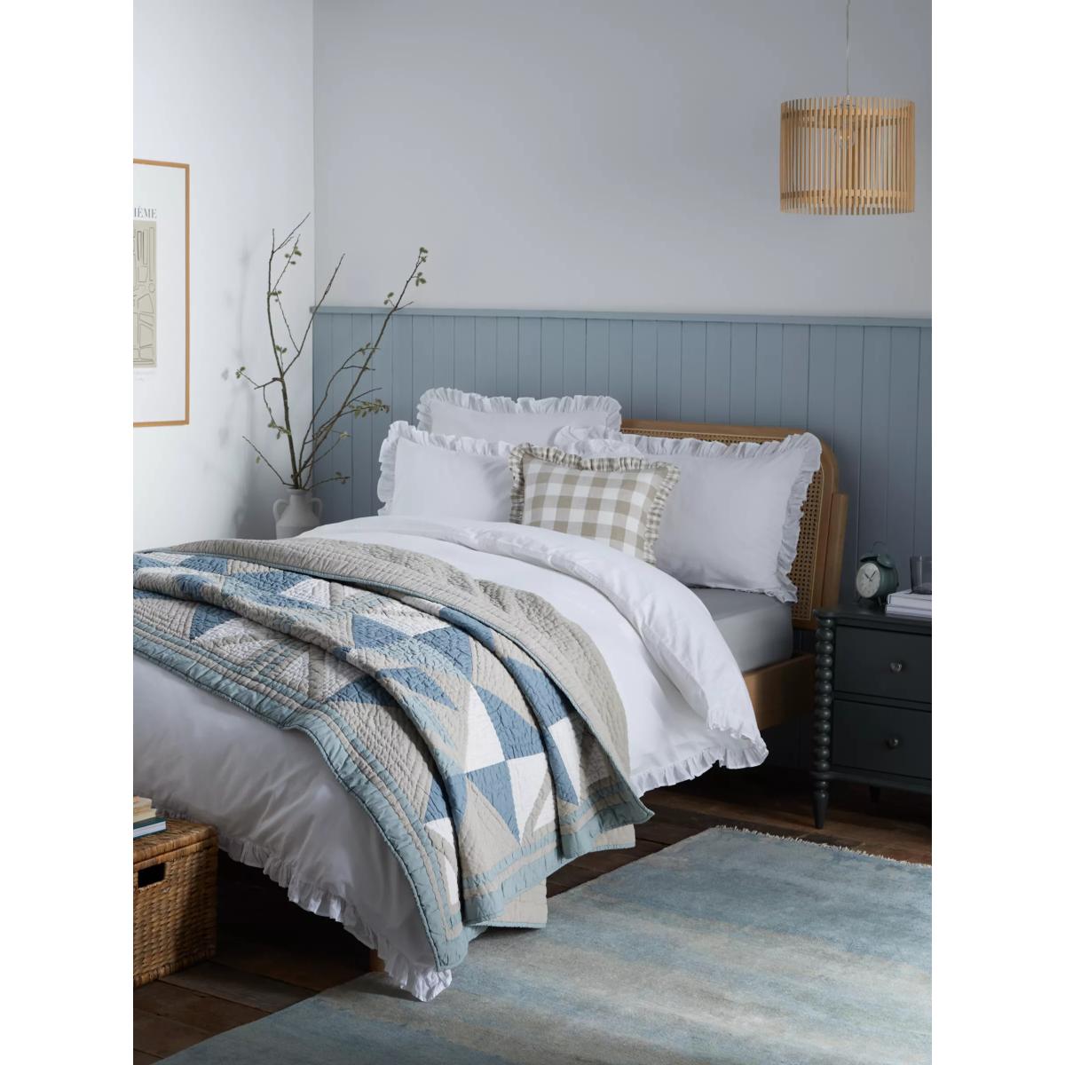 John Lewis Texture Frill Cotton Bedding – image 3