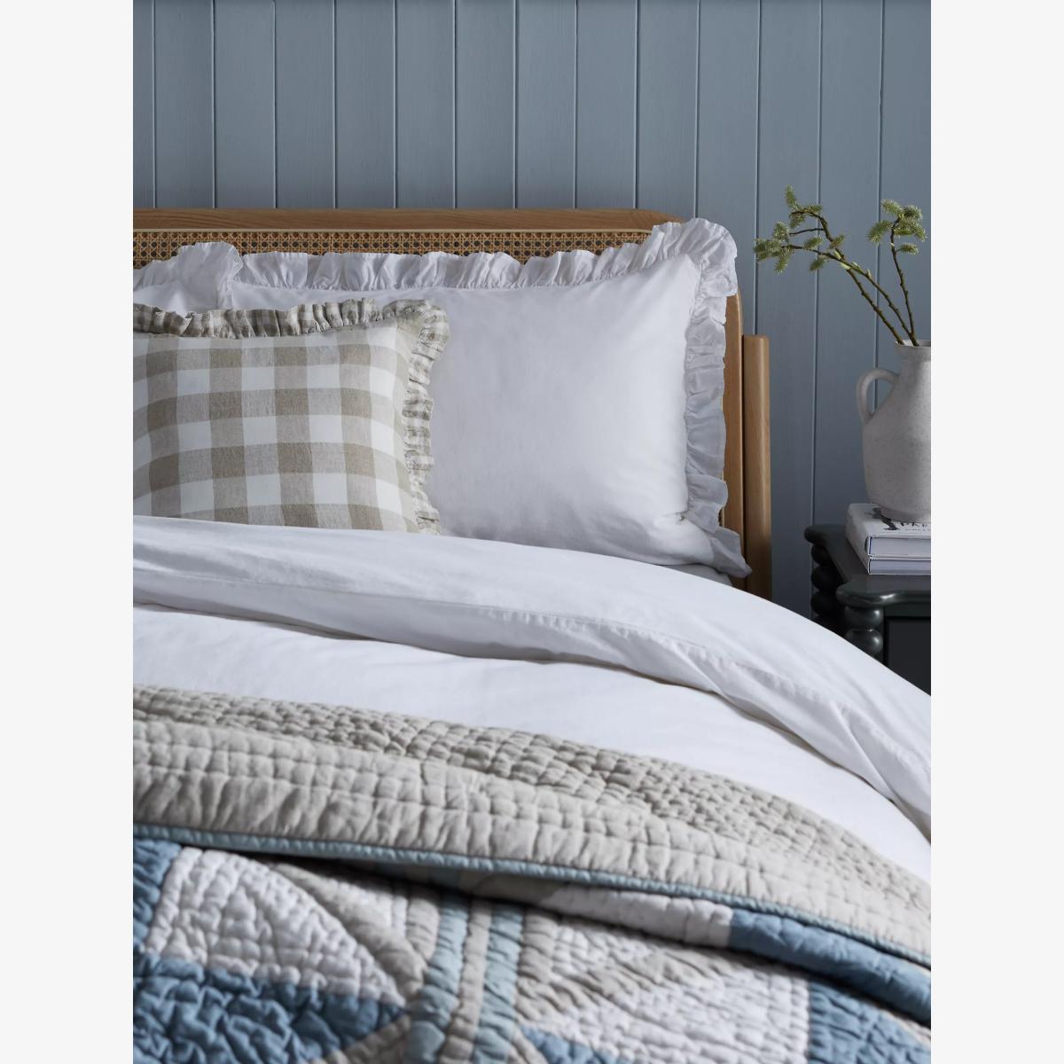 John Lewis Texture Frill Cotton Bedding – image 1