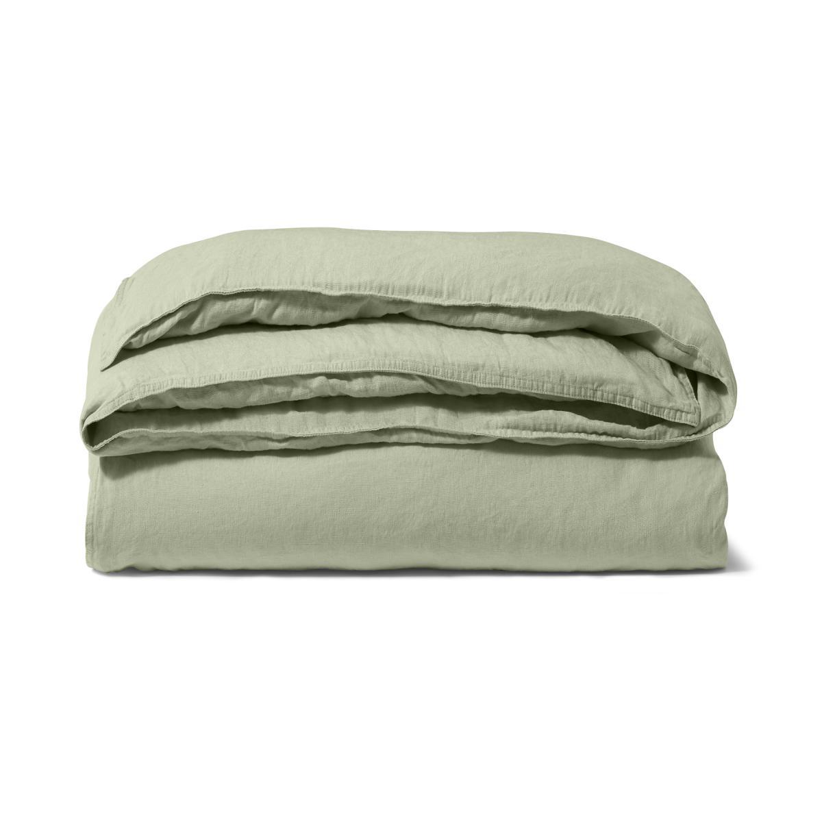 Brisa 100% Linen Duvet Cover, King Size, Sage Green – image 2