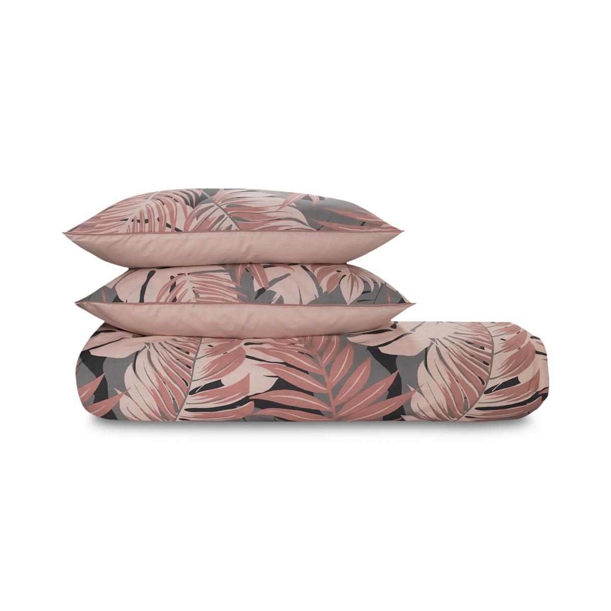 Jangala Cotton Duvet Cover + 2 Pillowcases, King, Pink – image 2