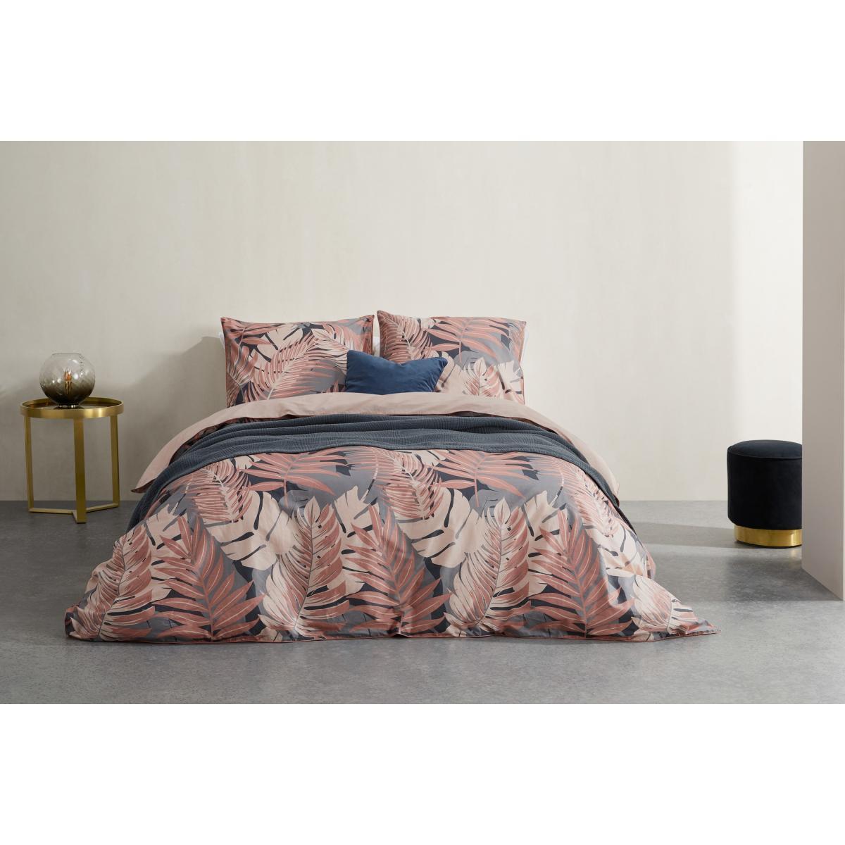 Jangala Cotton Duvet Cover + 2 Pillowcases, King, Pink – image 3
