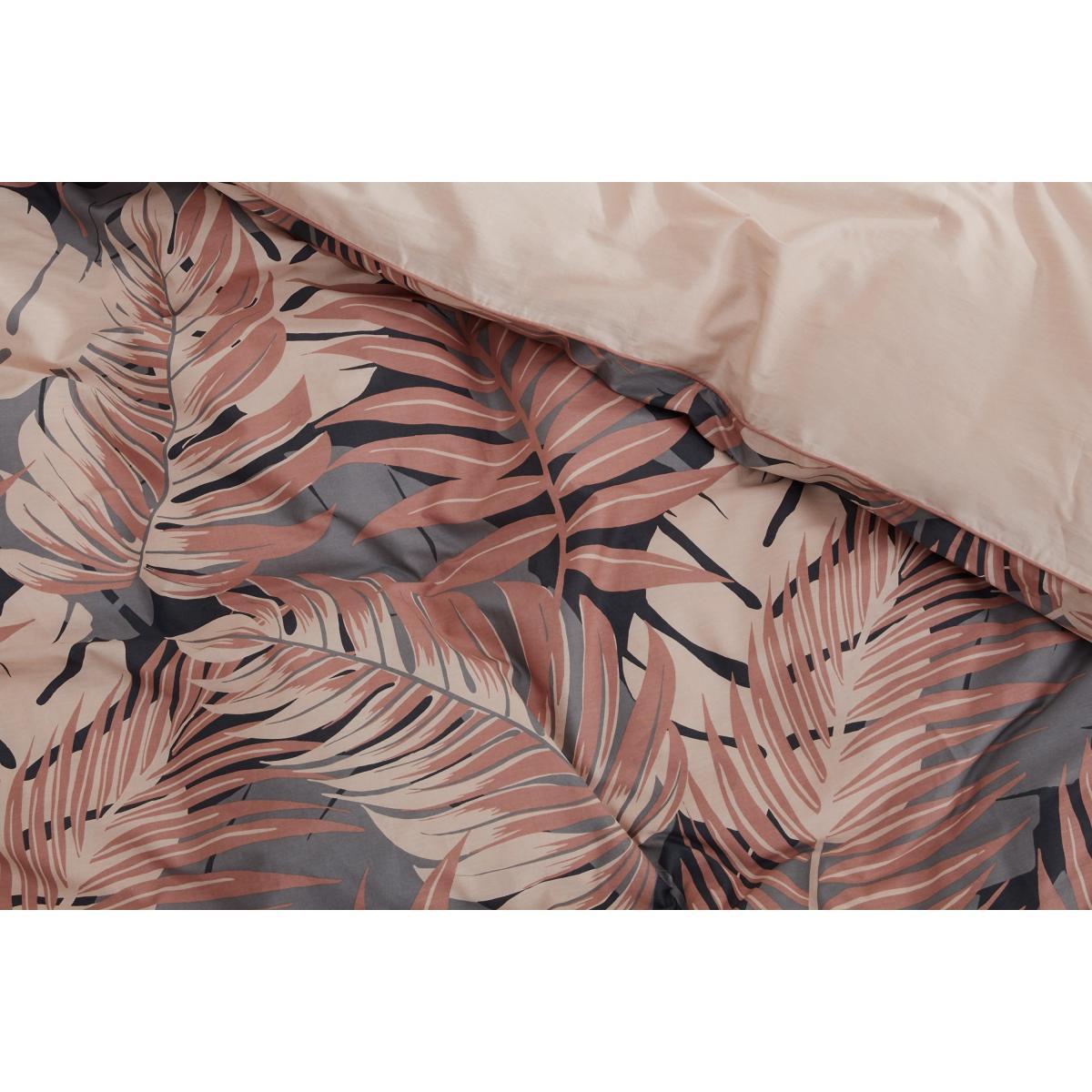 Jangala Cotton Duvet Cover + 2 Pillowcases, King, Pink – image 6