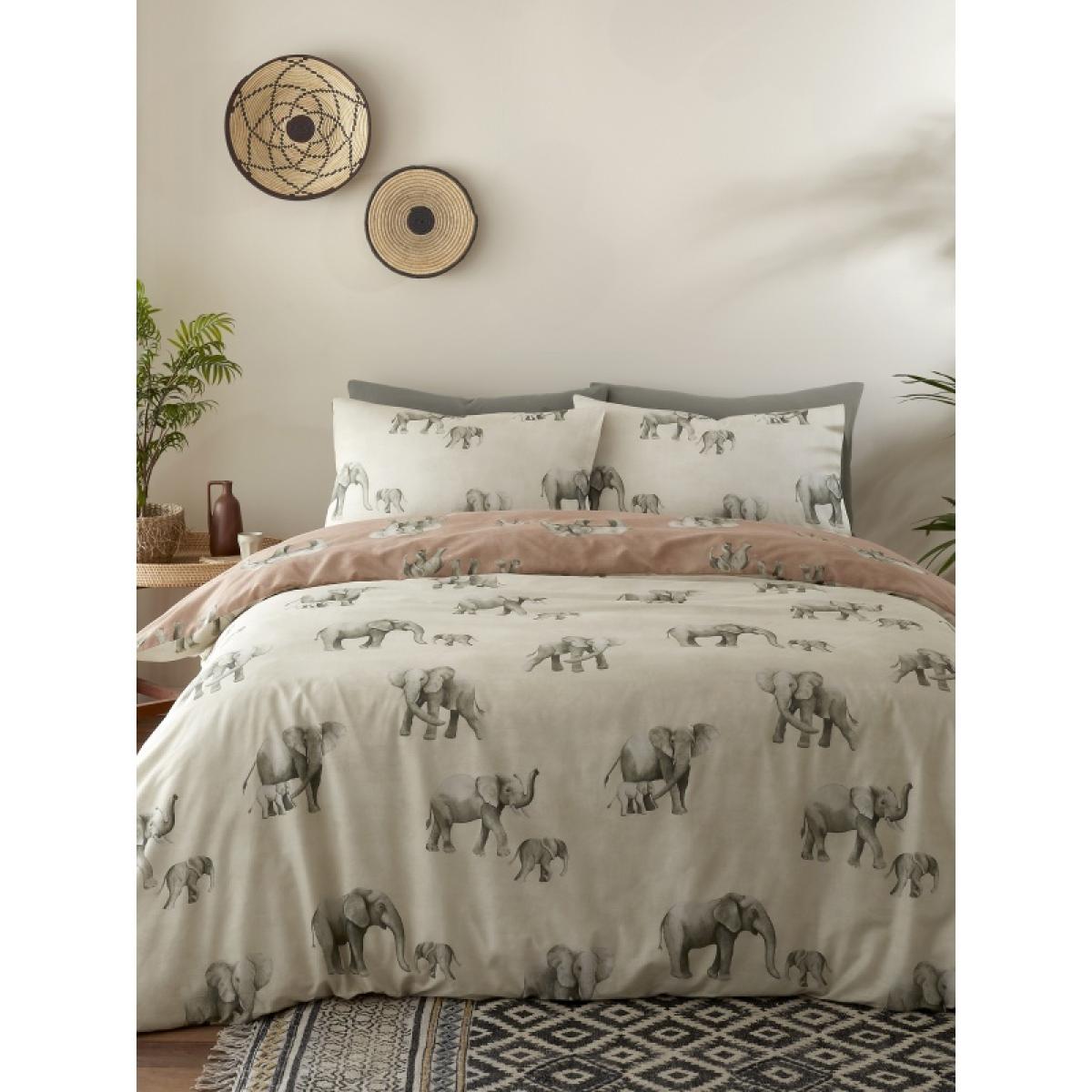 Fusion Ella Elephant Duvet Cover Set - King In Natural – image 9
