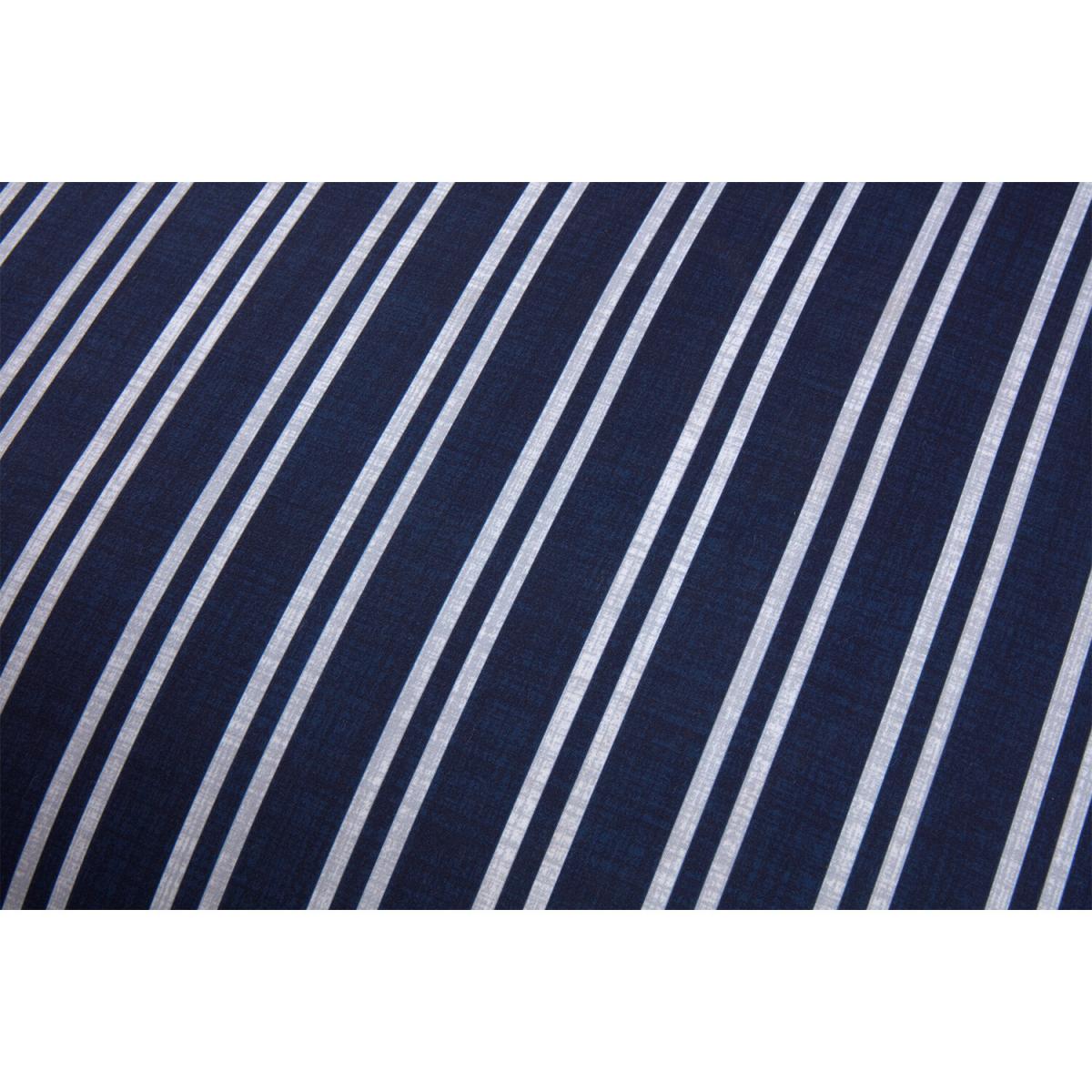 Harbour Stripe Duvet Cover and Pillowcase Set - Navy / King – image 3
