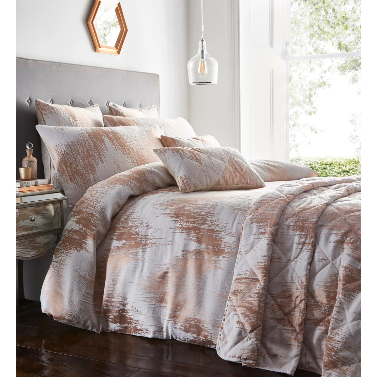 Quartz Duvet Cover and Pillowcase Set - Yellow / King – image 4