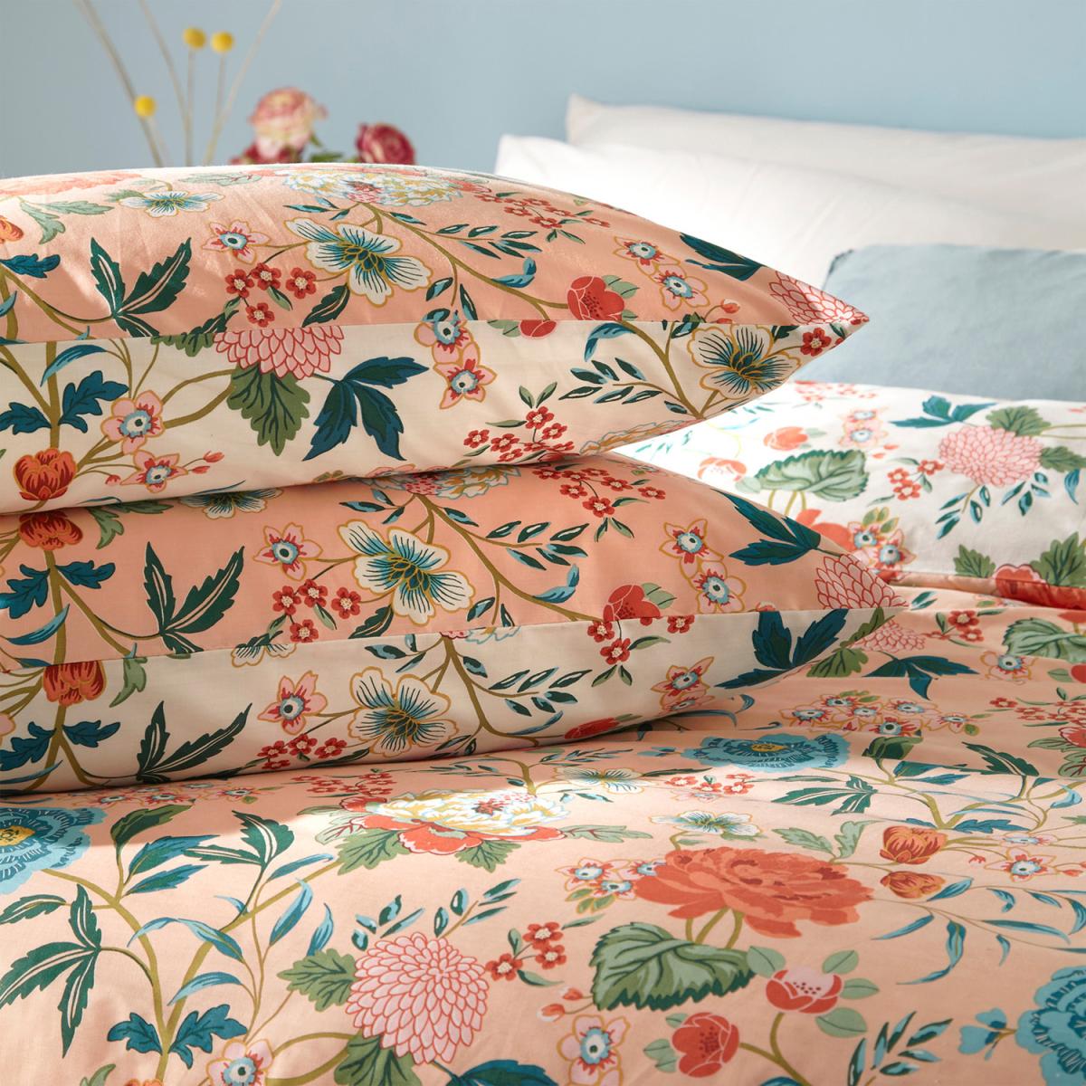Bright Bloom Duvet Cover Set - Red / King – image 14