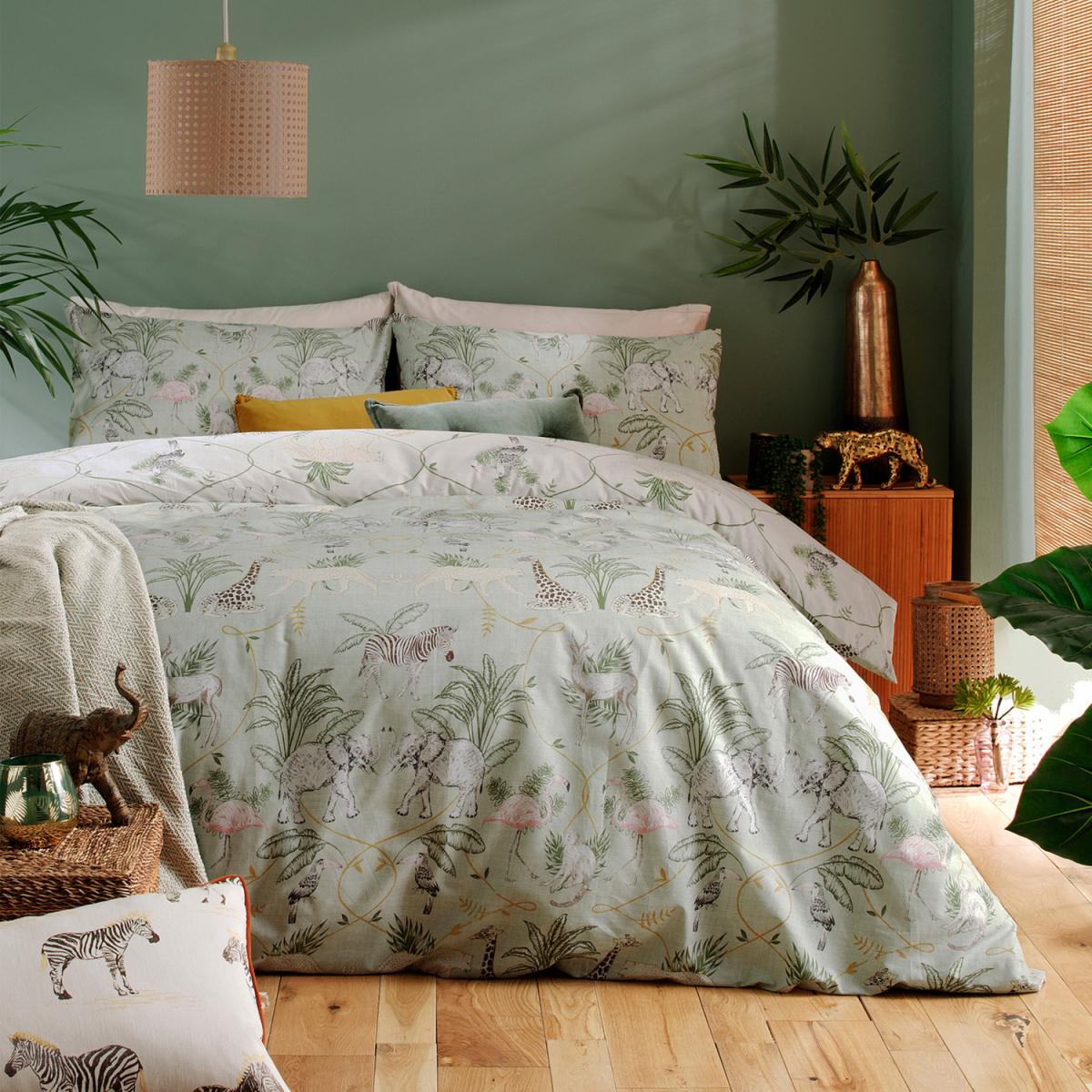Tranquil Animals Duvet Cover Set - King – image 1
