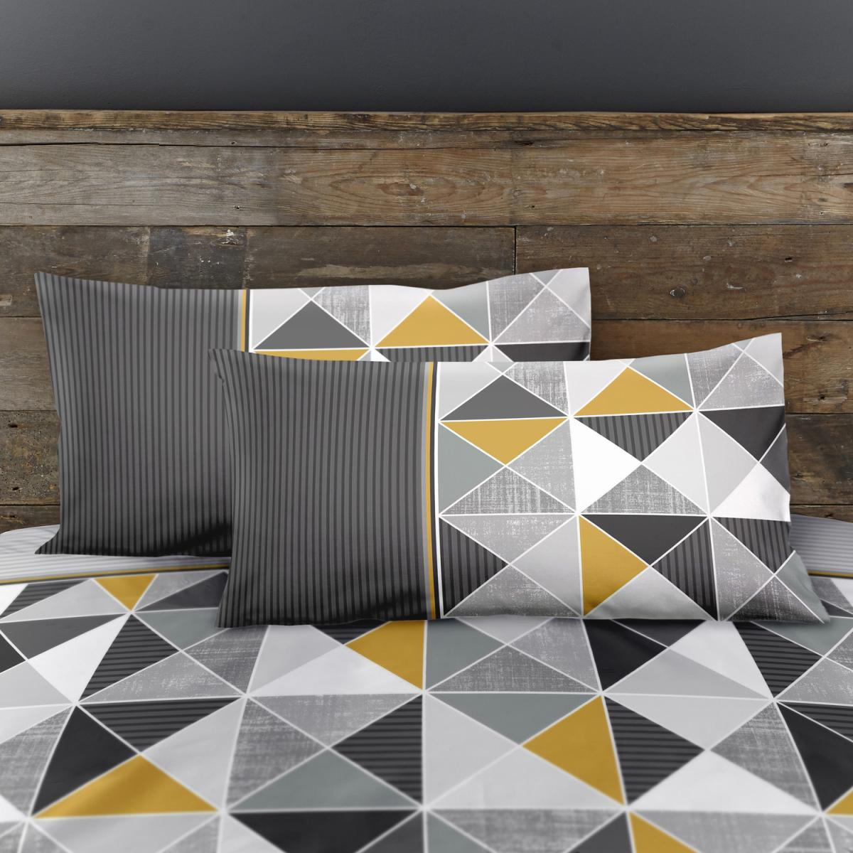 Prisma Black Grey Duvet Cover Set - Multi-Coloured / King Duvet Set – image 3