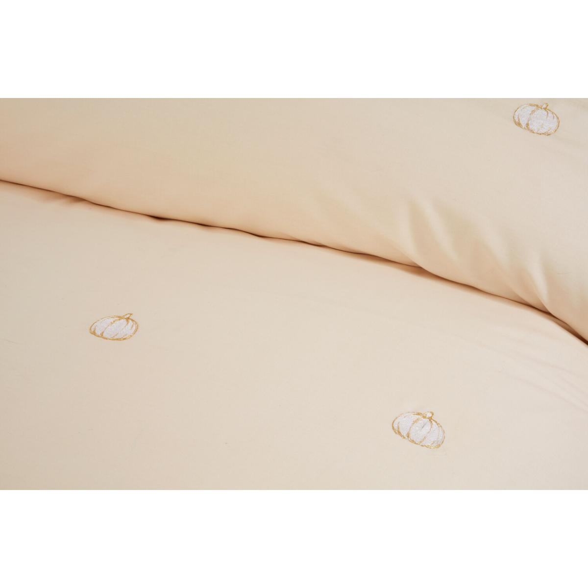 Pumpkins Duvet Cover and Pillowcase Set - Natural / King – image 3