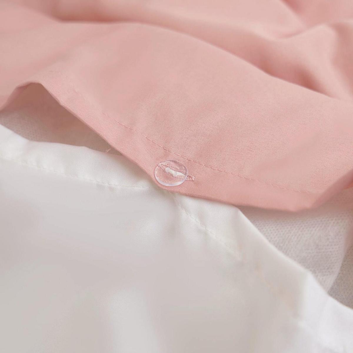 Dreamscene Pom Pom Trim Duvet Cover with Pillowcase Bedding Set - Pink / King – image 5