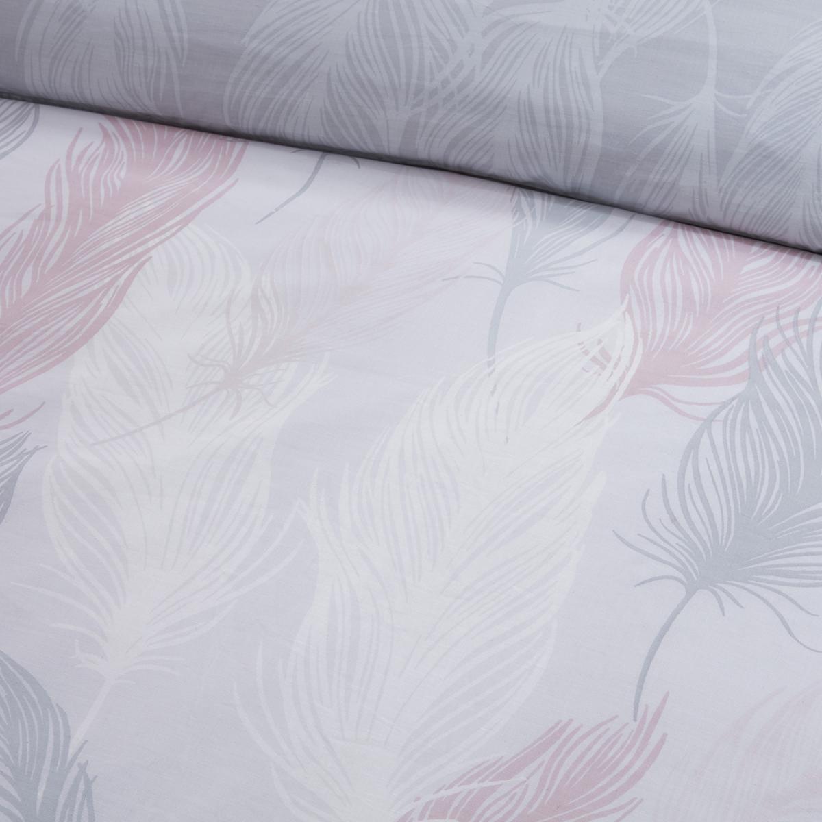 Feather Duvet Cover and Pillowcase Set - Blush / King – image 4