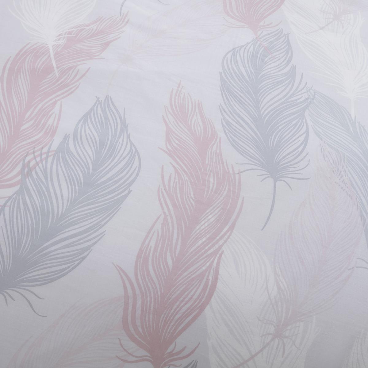 Feather Duvet Cover and Pillowcase Set - Blush / King – image 5