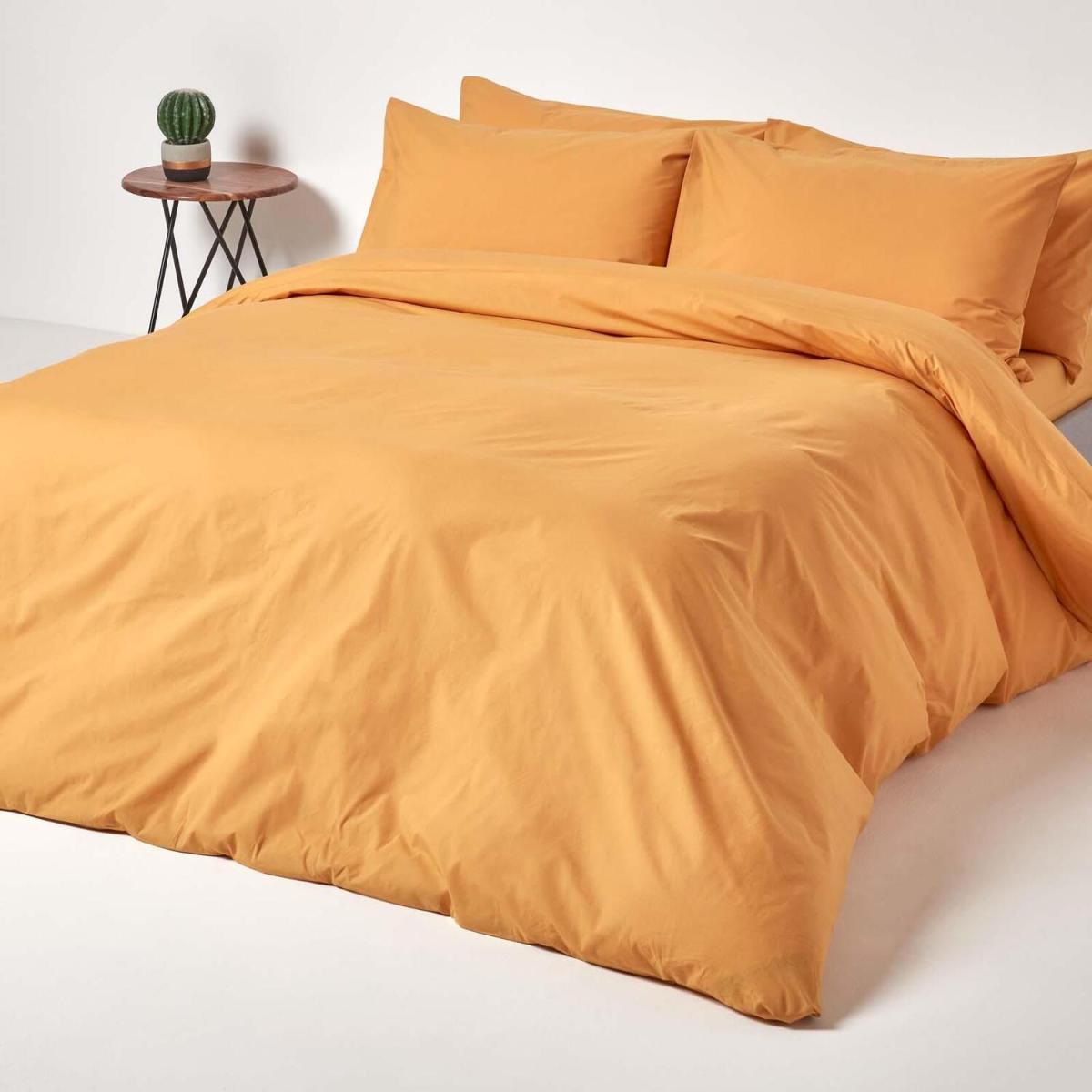 Egyptian Cotton Duvet Cover with Pillowcase - Blue / King – image 14