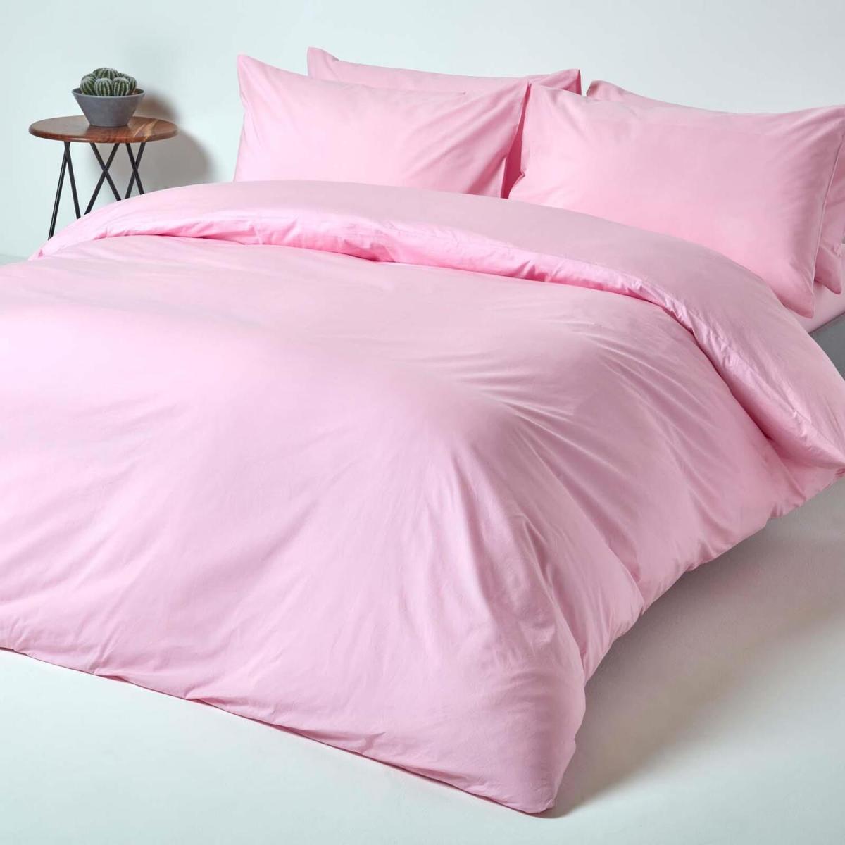 Egyptian Cotton Duvet Cover with Pillowcase - Blue / King – image 5