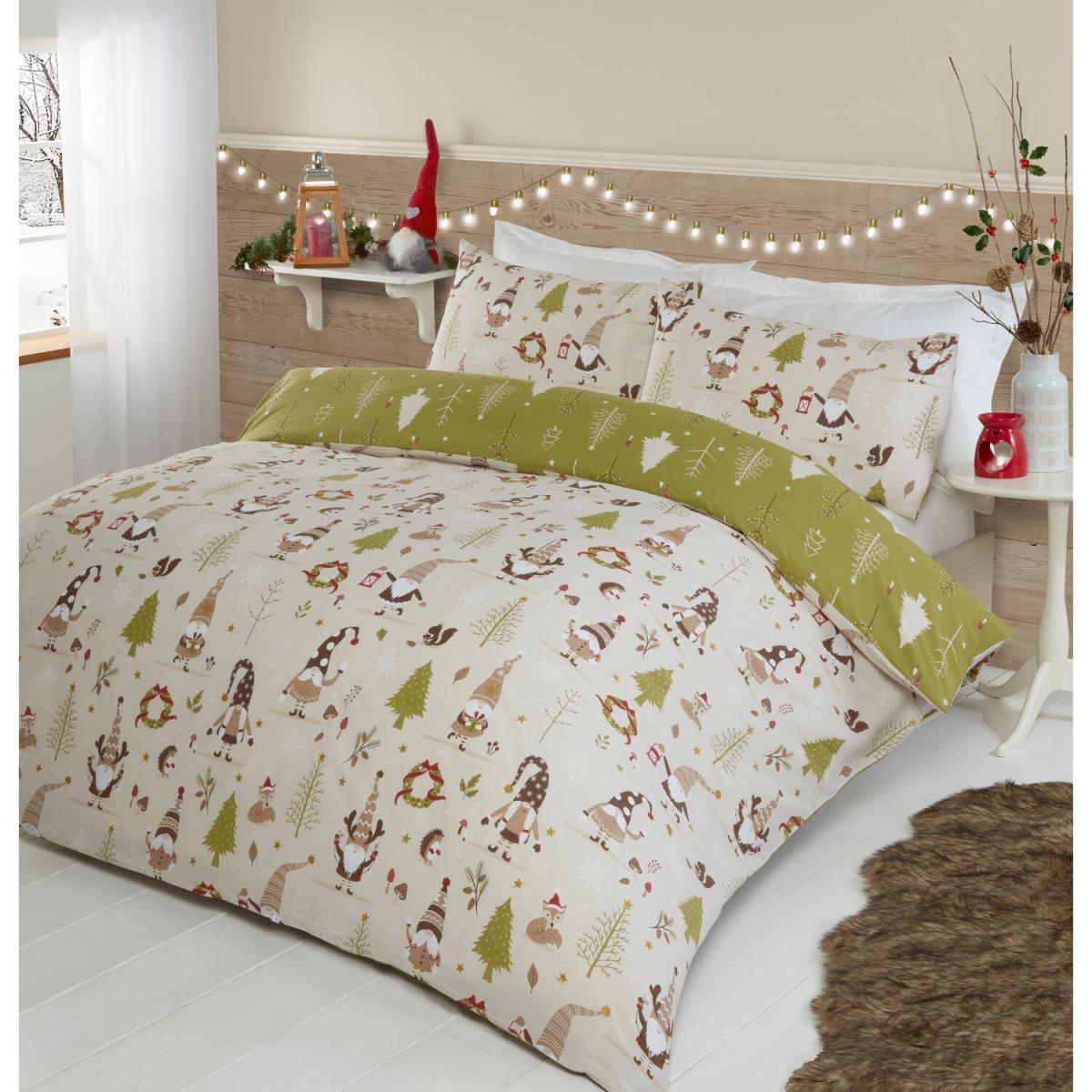 Gonks Duvet Cover and Pillowcase Set - natural / King – image 2