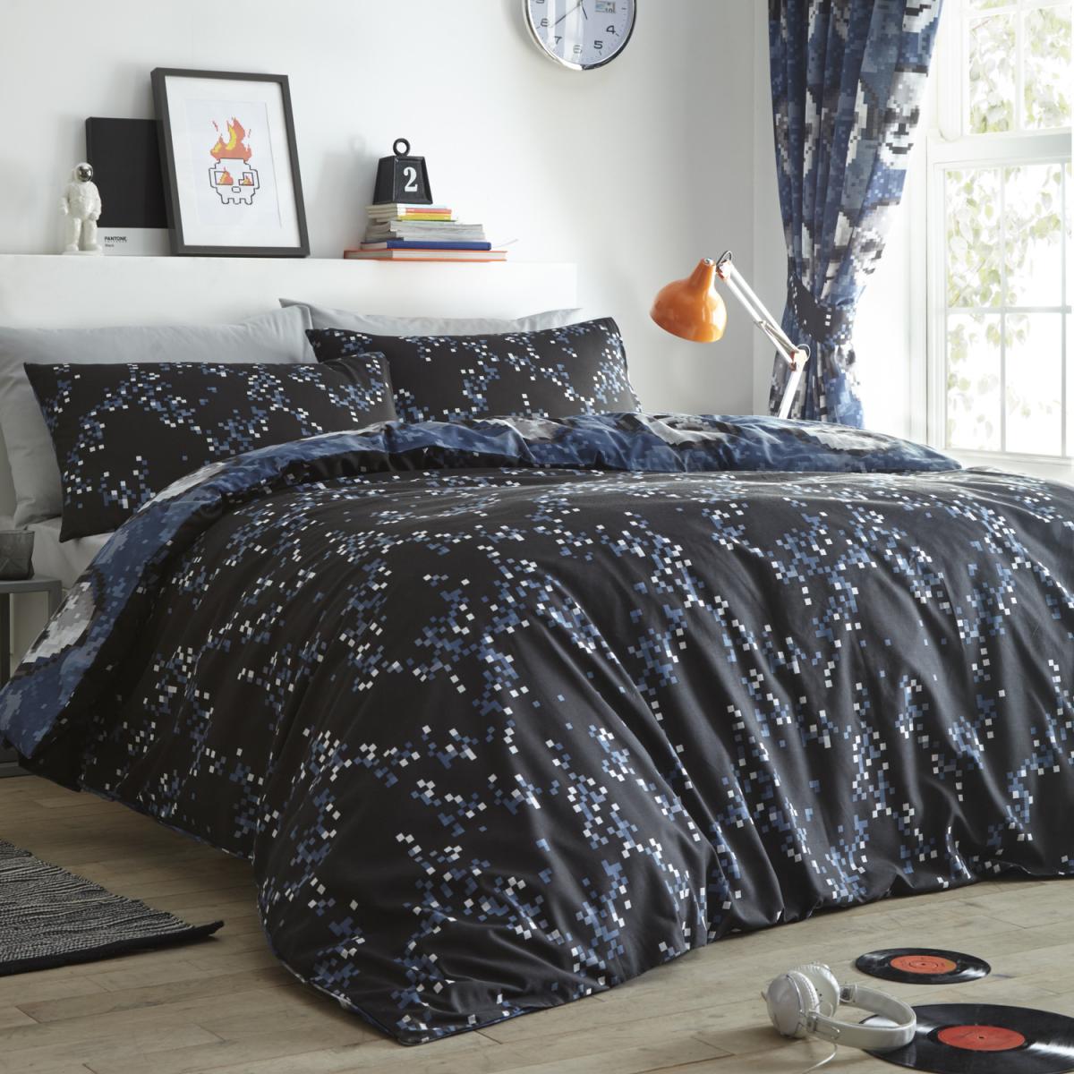 Pixel Skulls Duvet Set - Multi / King – image 2