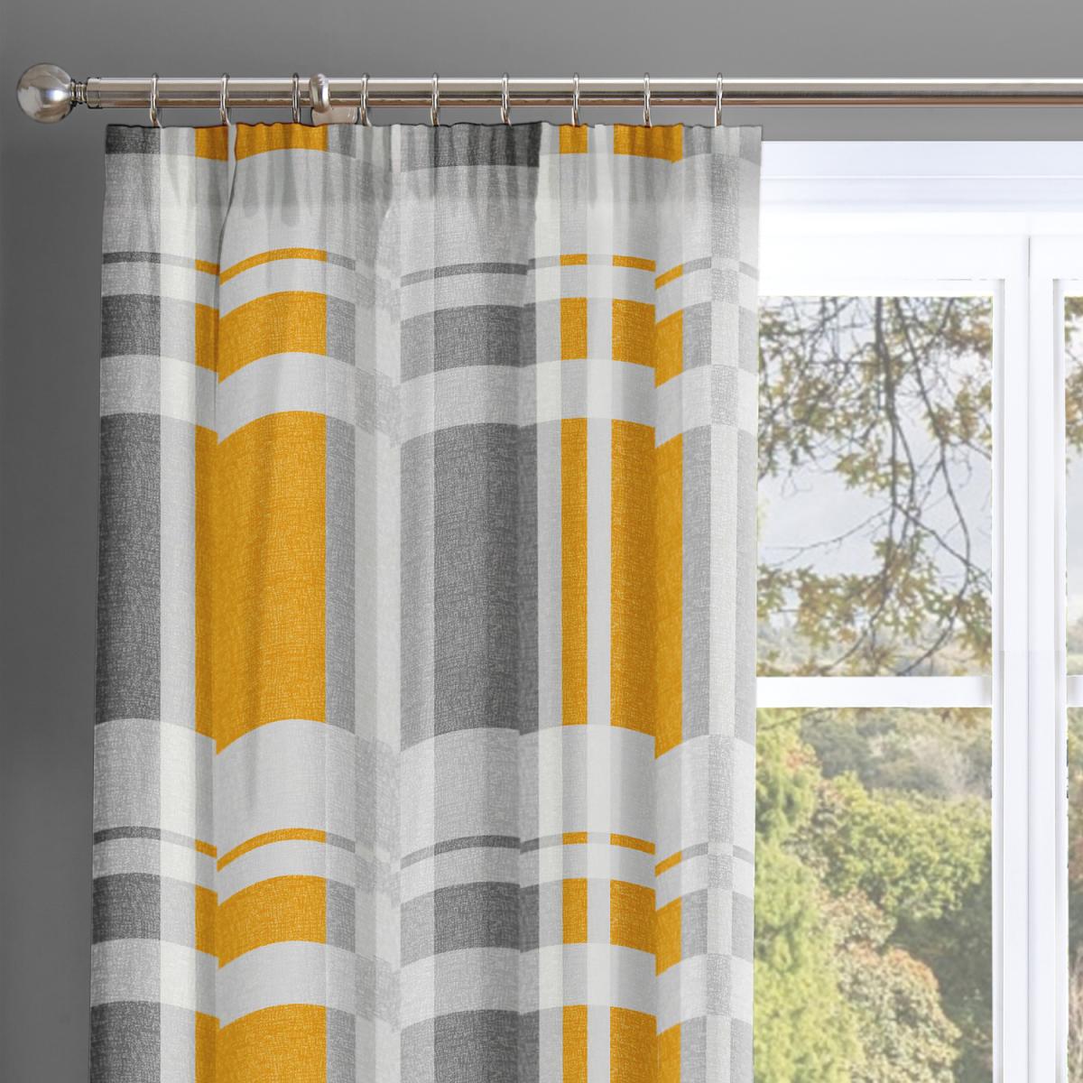 Carson Ochre Duvet Cover Set - Ochre  / King – image 5