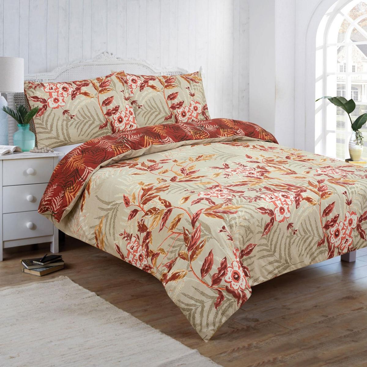 Vantona Coppice Floral Duvet Cover Set - White/Multi / King – image 2
