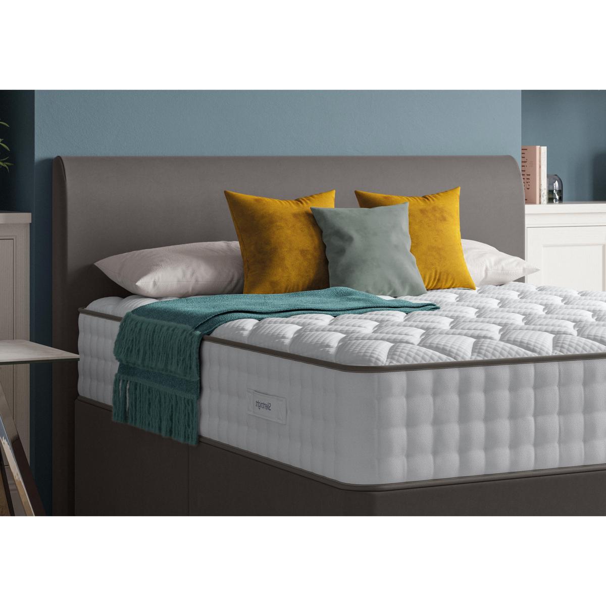 Silentnight - Waterfall Floor Standing Headboard - King Size - Grey – image 2