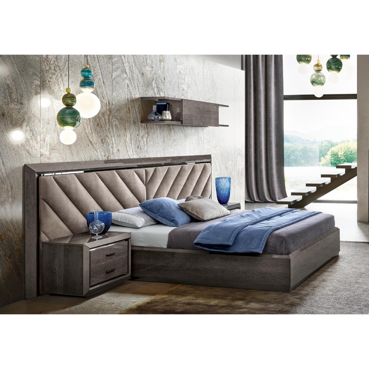 Palazzo Upholstered Bed Frame with Large Headboard - King Size – image 2