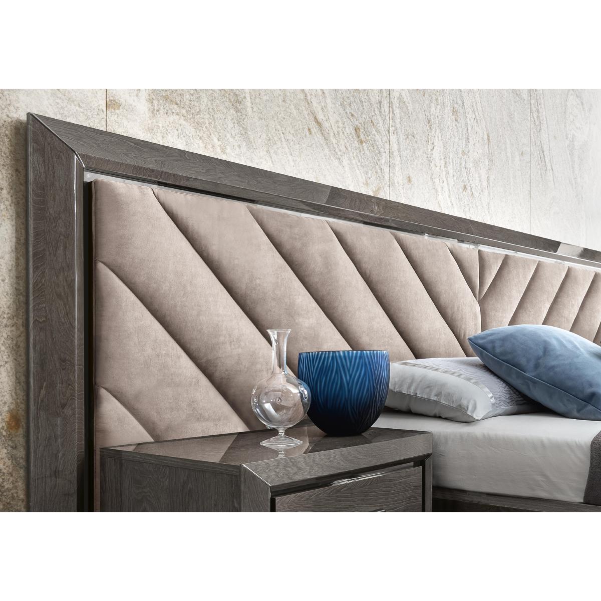 Palazzo Upholstered Bed Frame with Large Headboard - King Size – image 3