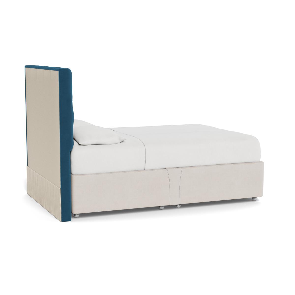 Heal's Balmoral Headboard (Lift Storage) King Brushed Cotton Mist - Heal's UK Furniture – image 4