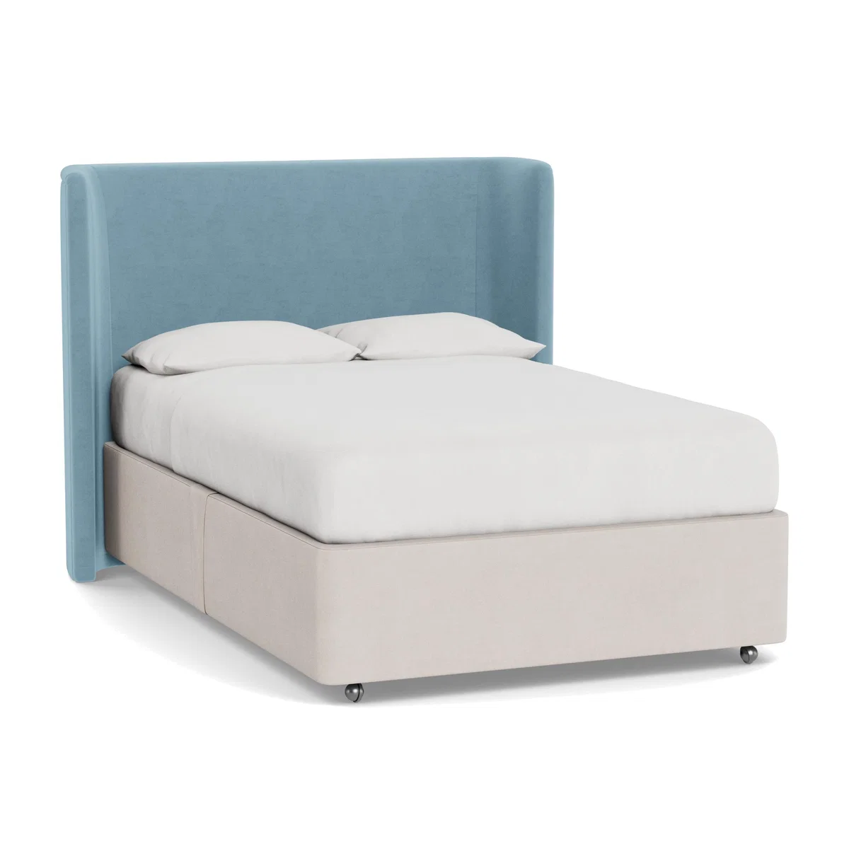 Heal's Monroe Headboard King Broadweave Putty - Heal's UK Furniture – image 1