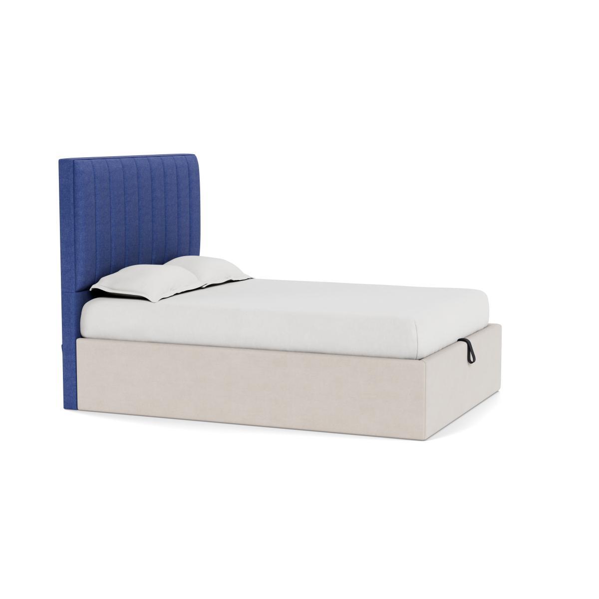 Heal's Retta Headboard King Brushed Cotton Cobalt - Heal's UK Furniture – image 2