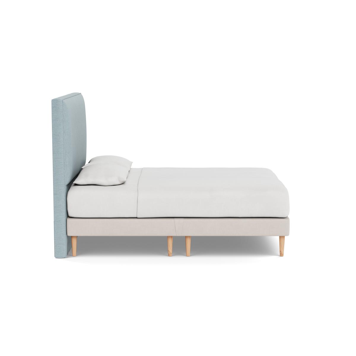 Heal's Newman Headboard (Lift Storage) King Smart Linen Mix Duck Egg - Heal's UK Furniture – image 3