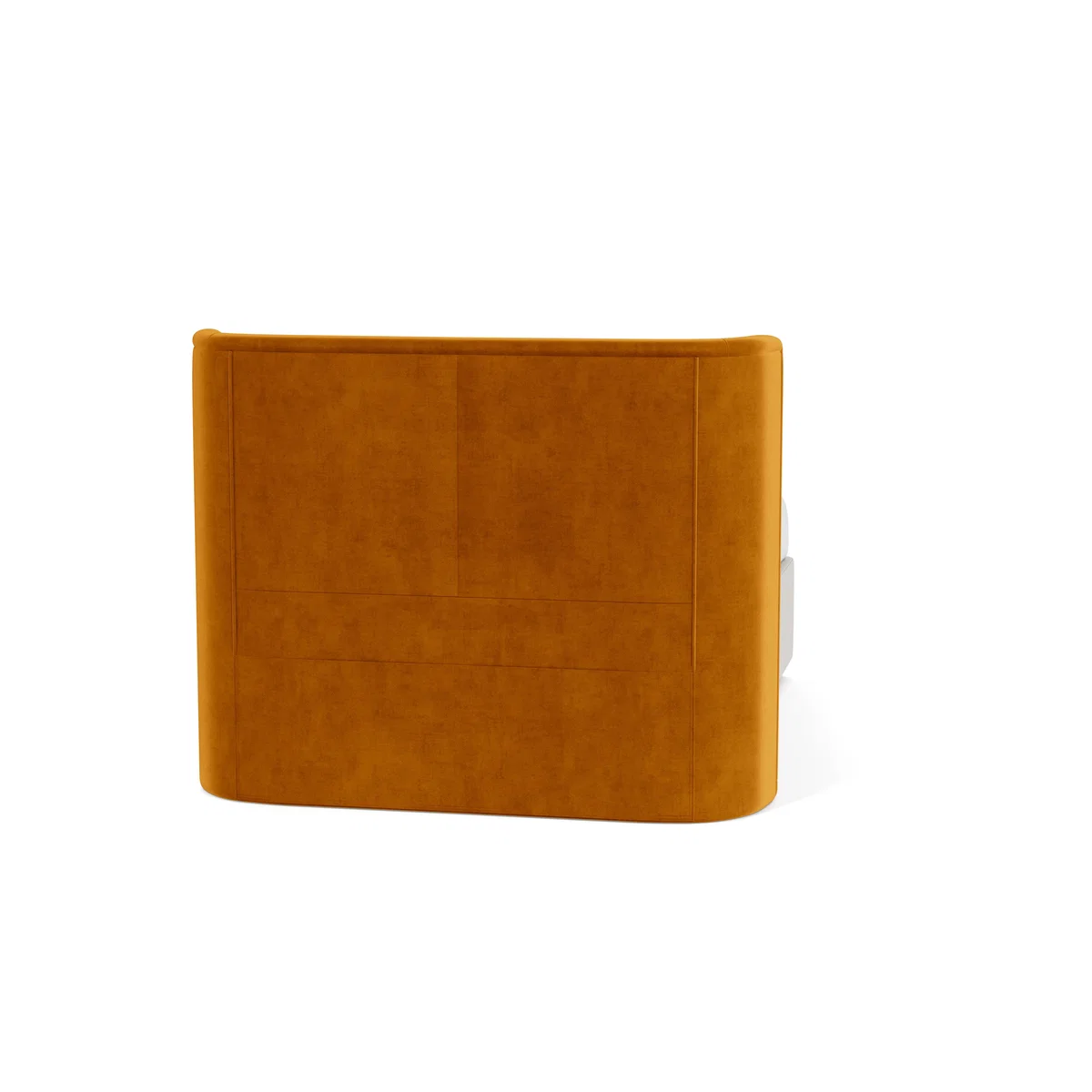 Heal's Monroe Headboard (Lift Storage) King Smart Luxe Velvet Cognac - Heal's UK Furniture – image 5