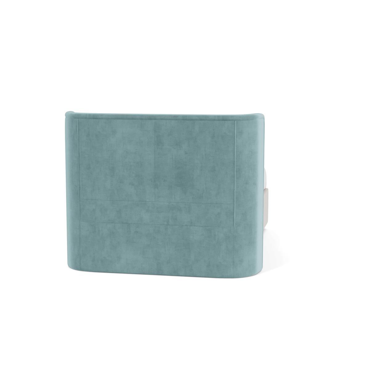 Heal's Monroe Headboard King Smart Luxe Velvet Mineral Blue – image 5