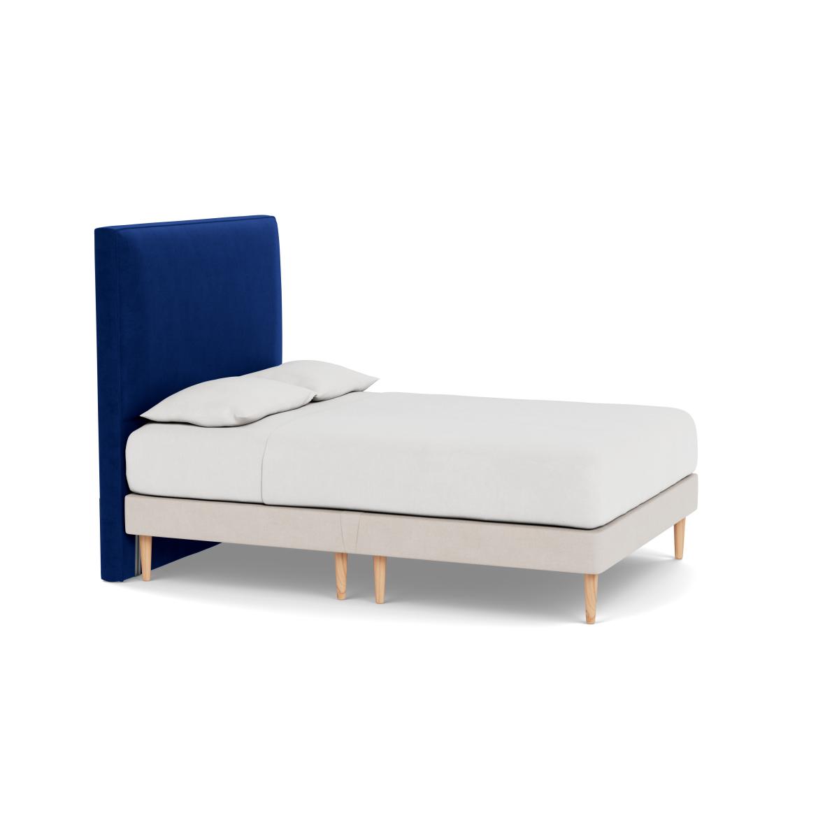 Heal's Newman Headboard (Lift Storage) King Smart Luxe Velvet Azure - Heal's UK Furniture – image 2