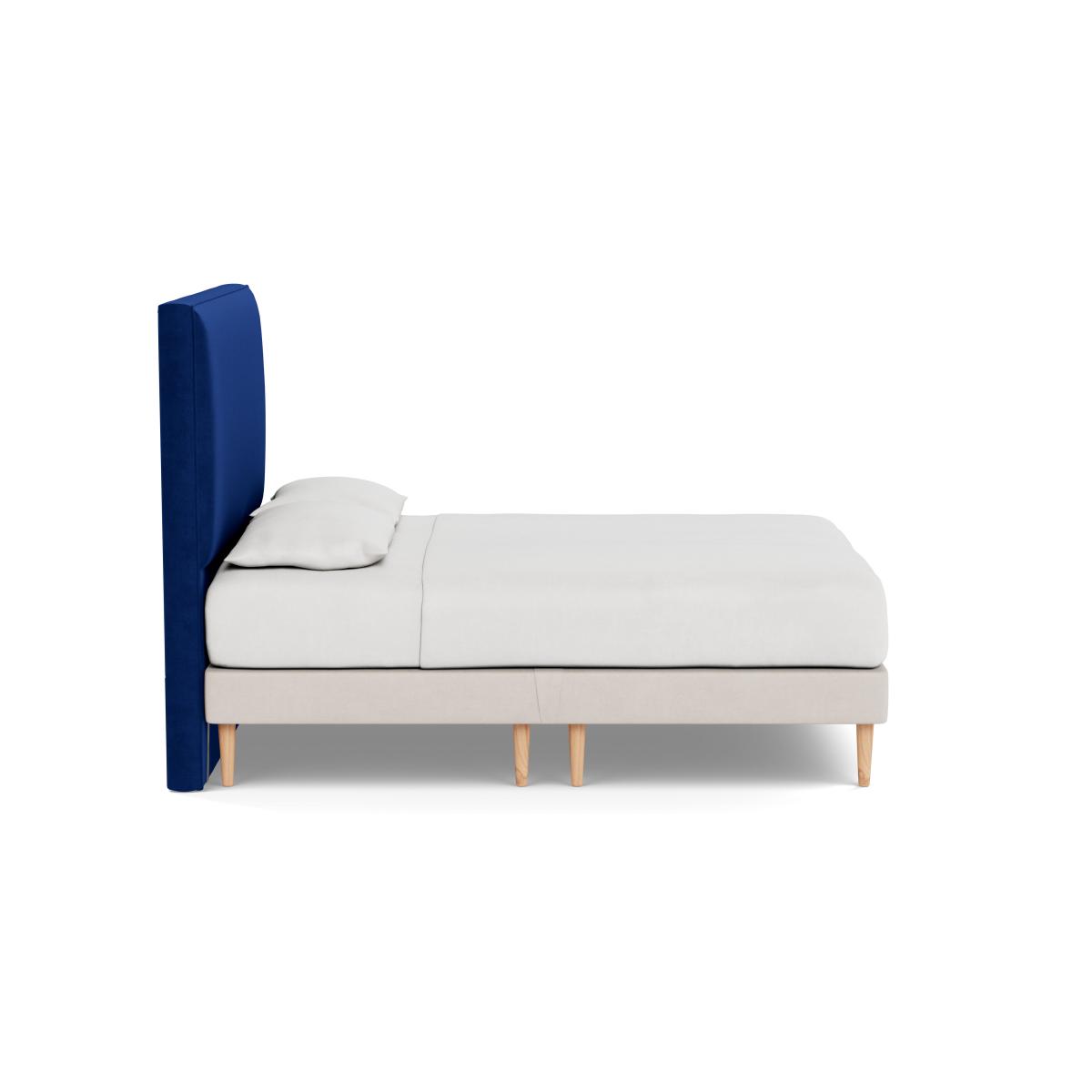 Heal's Newman Headboard (Lift Storage) King Smart Luxe Velvet Azure - Heal's UK Furniture – image 3