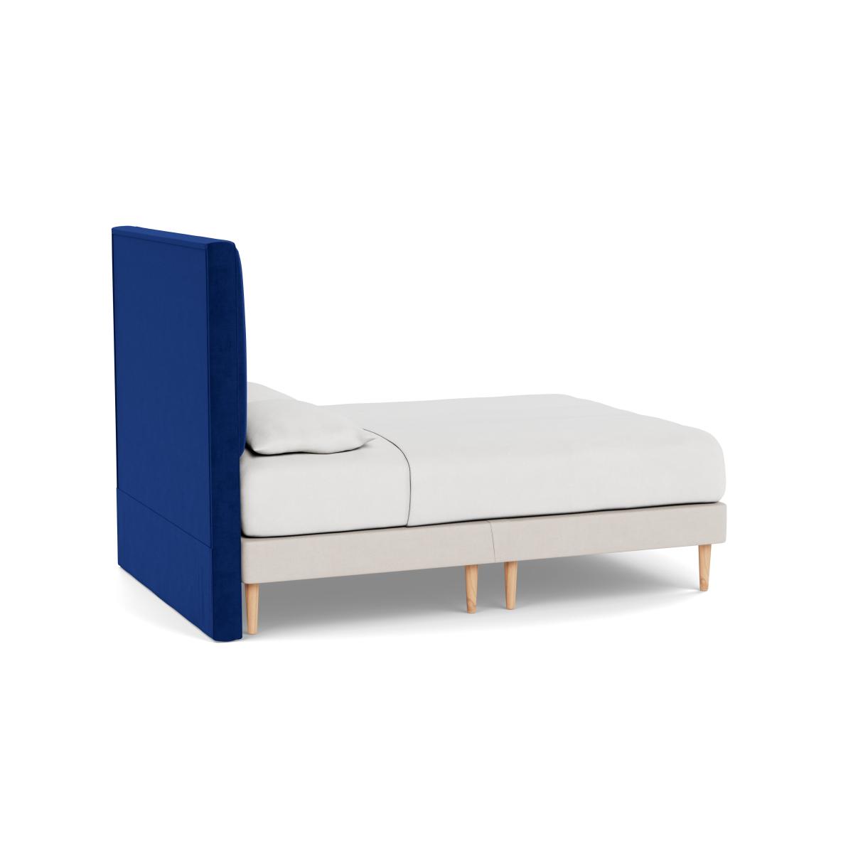 Heal's Newman Headboard (Lift Storage) King Smart Luxe Velvet Azure - Heal's UK Furniture – image 4