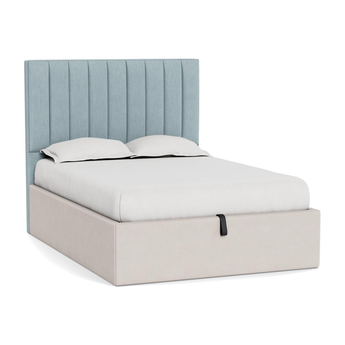 Heal's Retta Headboard King Smart Linen Mix Duck Egg - Heal's UK Furniture – image 1