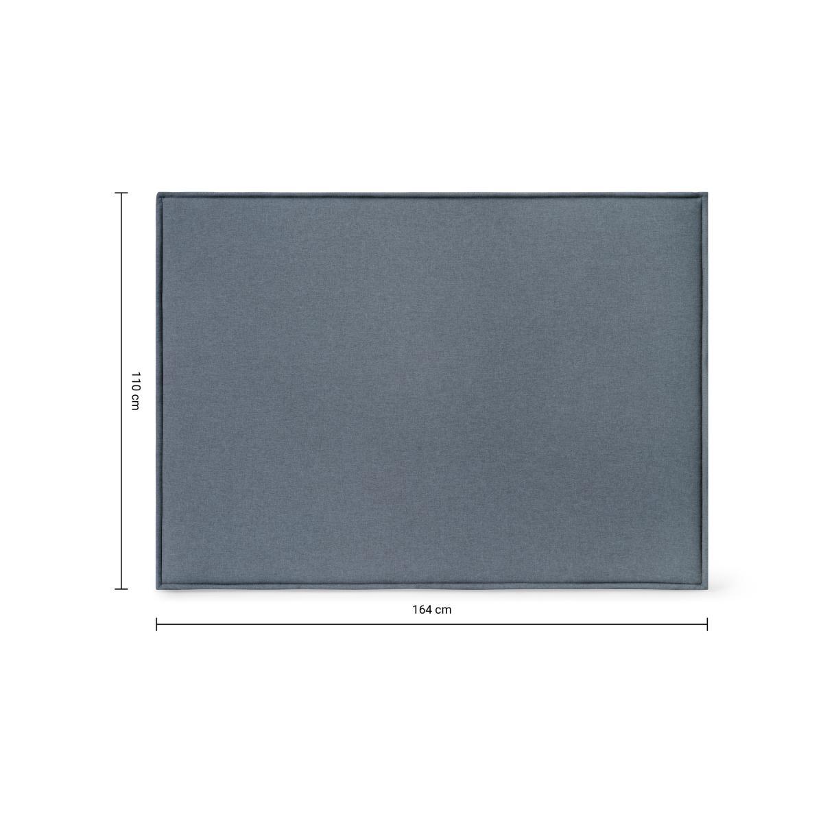 Burle King Size Headboard, Denim Blue – image 8