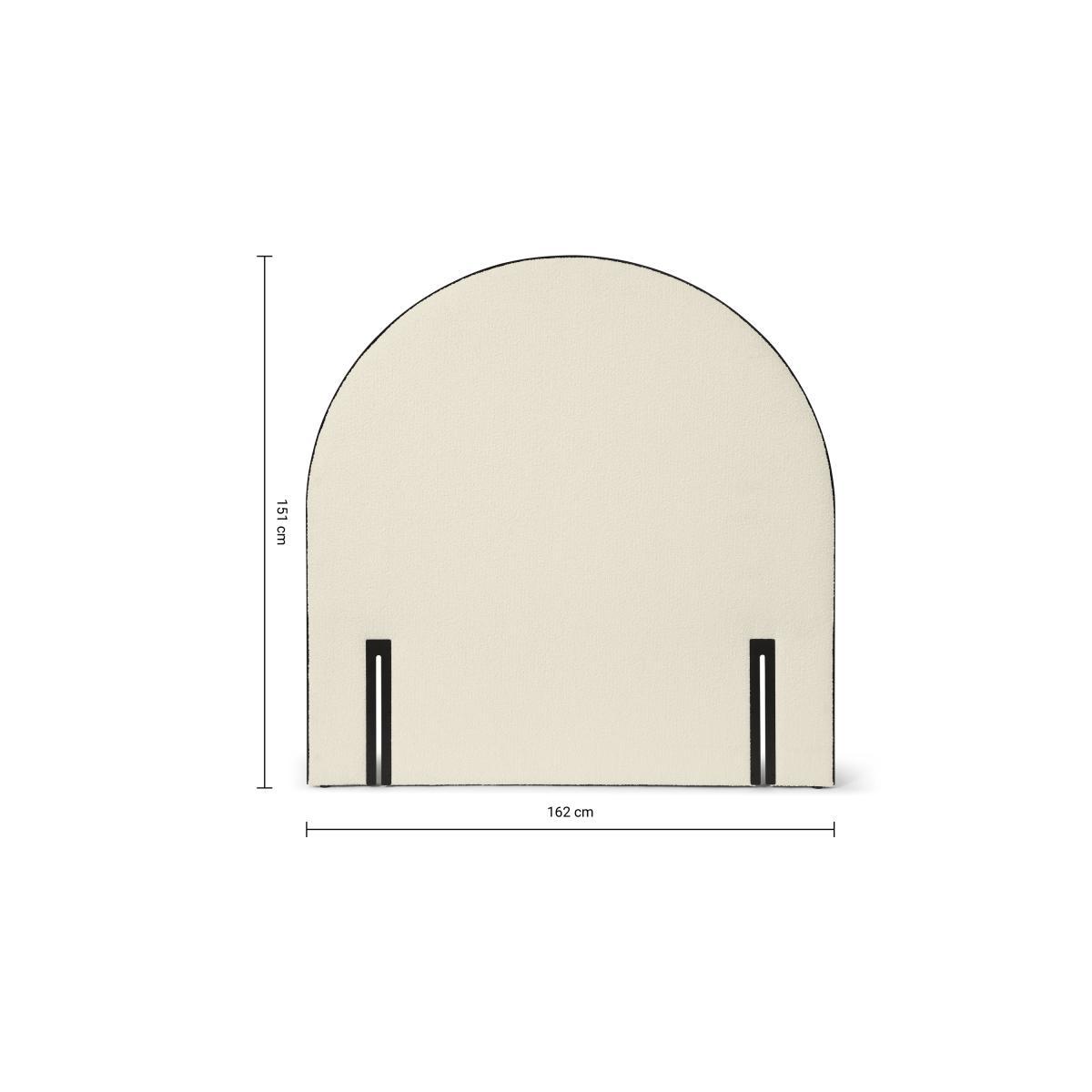 Fresia King Size Headboard, Whitewash Boucle – image 7