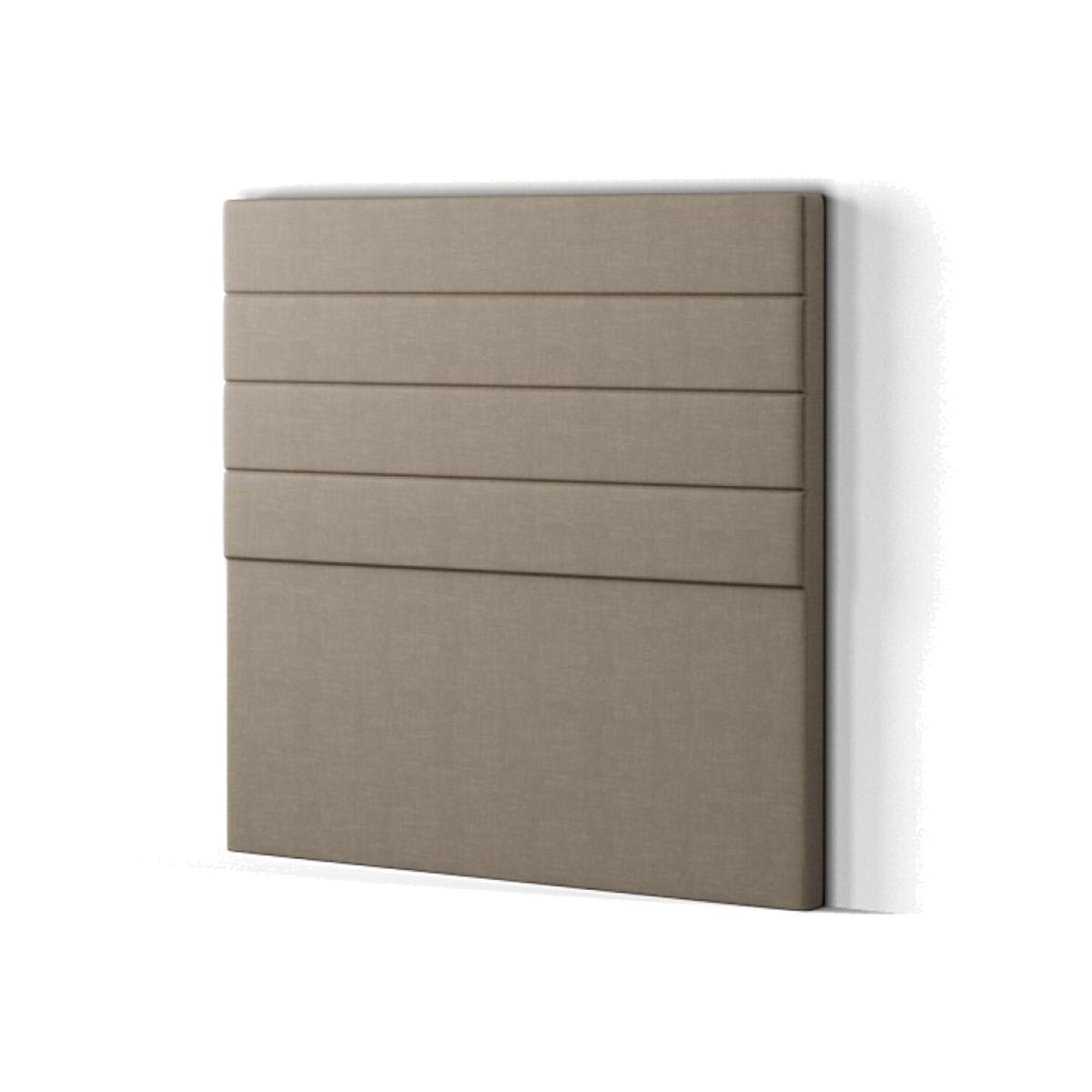George Headboard Floor Standing Malham Weave - Mink / King – image 1