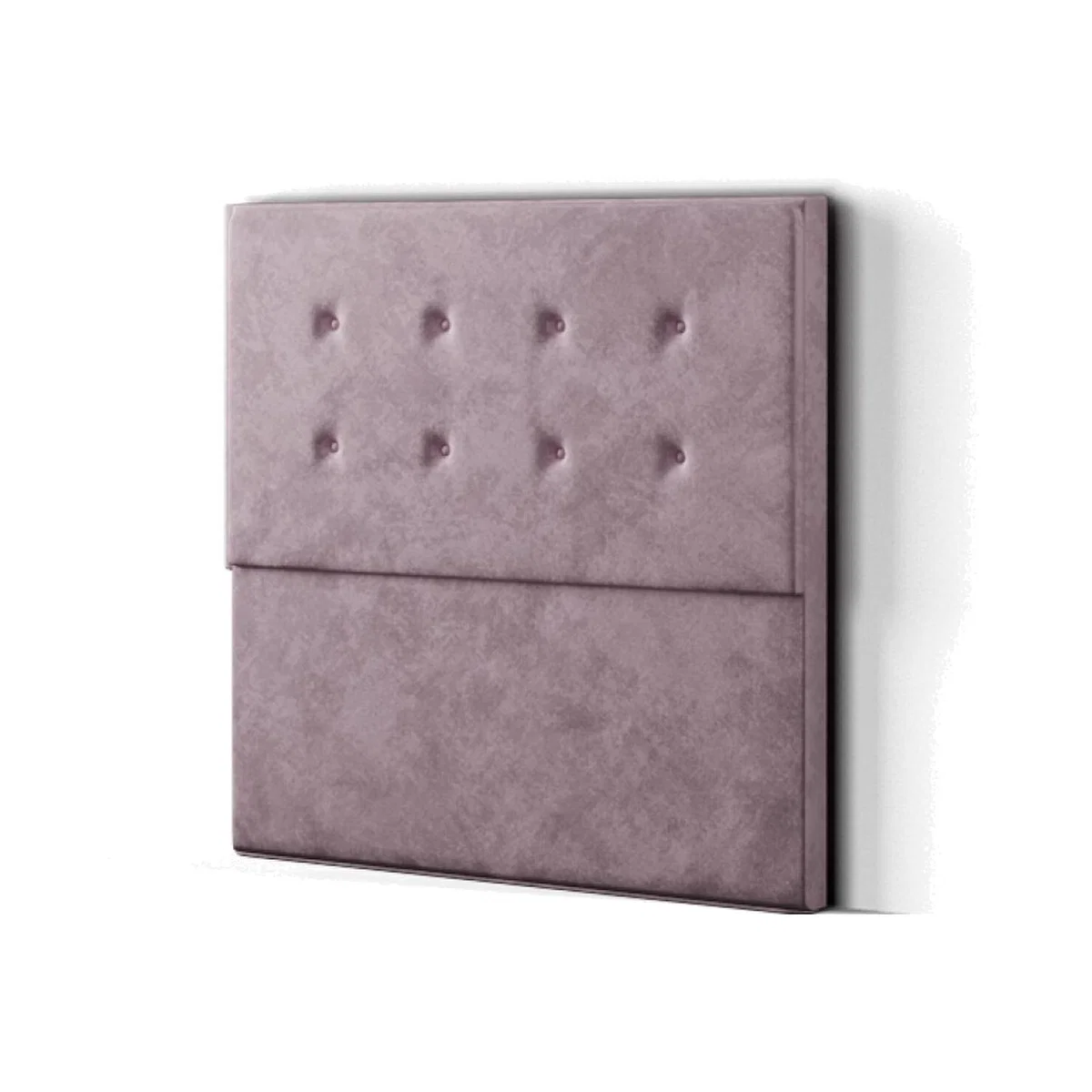 Darlington Headboard Floor Standing Matching Buttons Plush - Blush / King – image 1