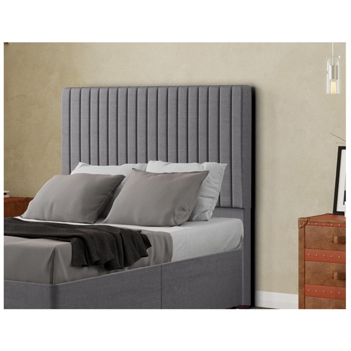 Maryland Headboard Floor Standing Linen - Grey / King – image 3