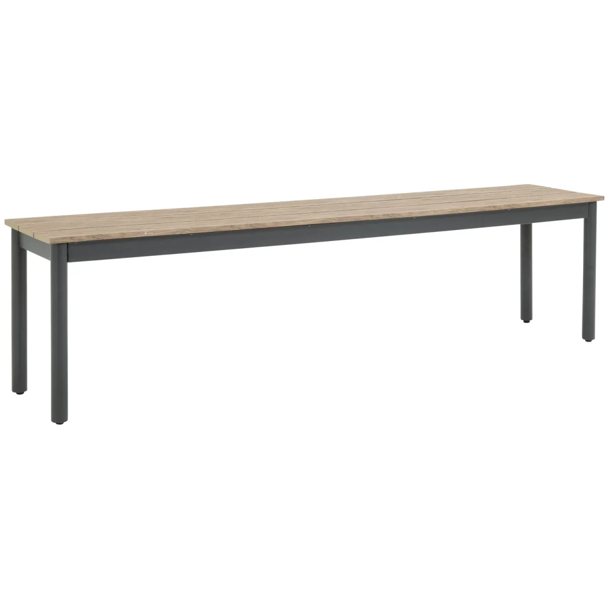 Habitat Loft Living 6 Seater Wooden Garden Bench - Natural – image 6